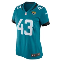 Women's Nike Derek Parish  Teal Jacksonville Jaguars Game Jersey