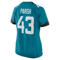 Women's Nike Derek Parish  Teal Jacksonville Jaguars Game Jersey