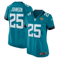 Women's Nike D'Ernest Johnson  Teal Jacksonville Jaguars Team Game Jersey