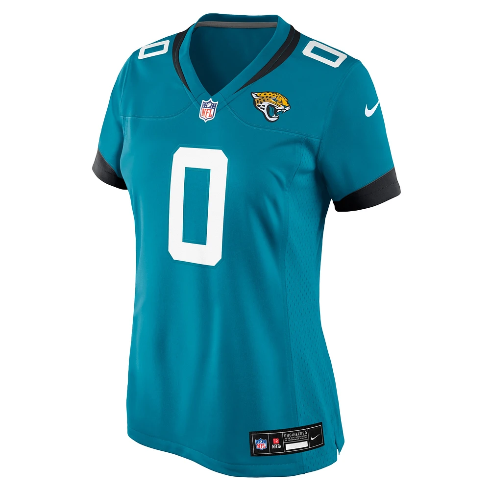 Women's Nike Devin Lloyd  Teal Jacksonville Jaguars Team Game Jersey