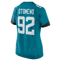 Women's Nike Esezi Otomewo  Teal Jacksonville Jaguars Team Game Jersey