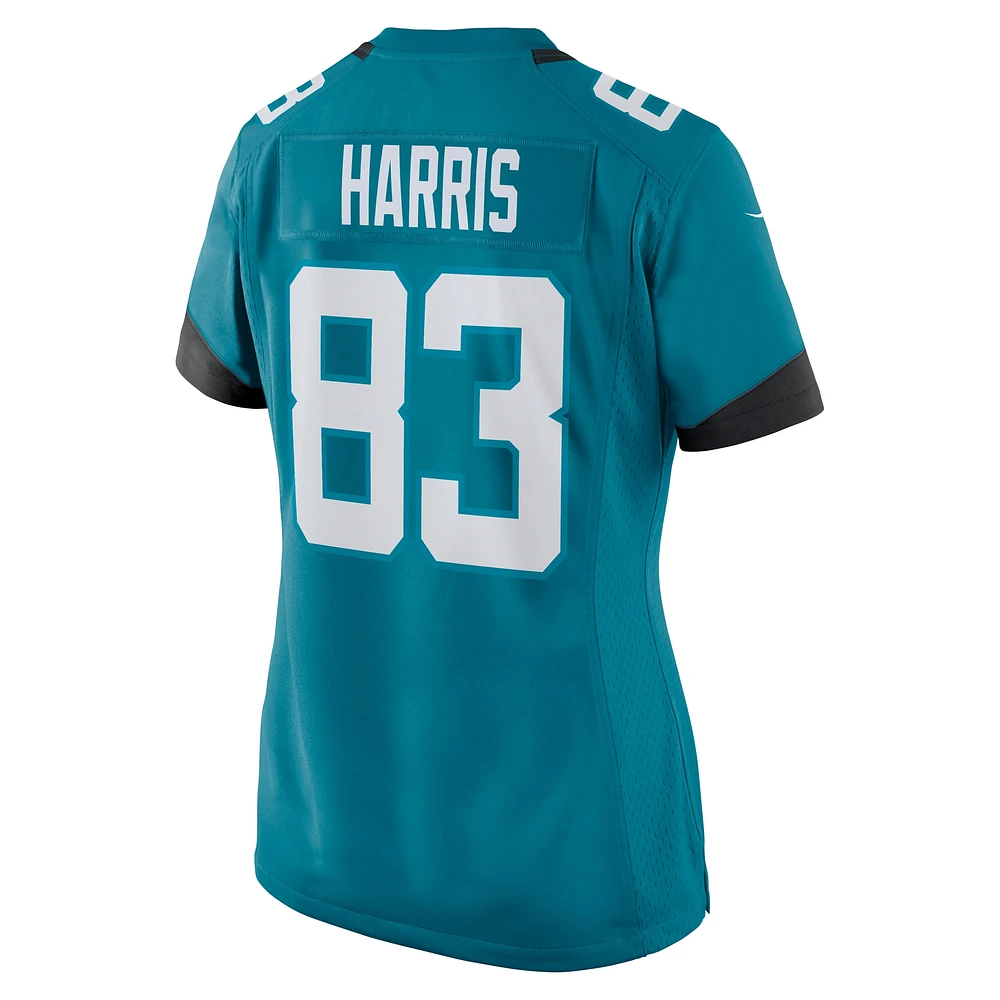 Women's Nike Jacob Harris  Teal Jacksonville Jaguars Game Jersey