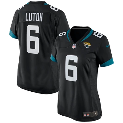 Maillot de match Nike Jake Luton pour femme, noir, Jacksonville Jaguars