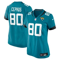 Maillot de match Nike Joshua Cephus Teal Jacksonville Jaguars pour femme