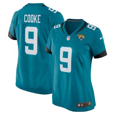 Women's Nike Logan Cooke Teal Jacksonville Jaguars Game Jersey