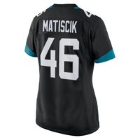 Women's Nike Ross Matiscik Black Jacksonville Jaguars Game Jersey