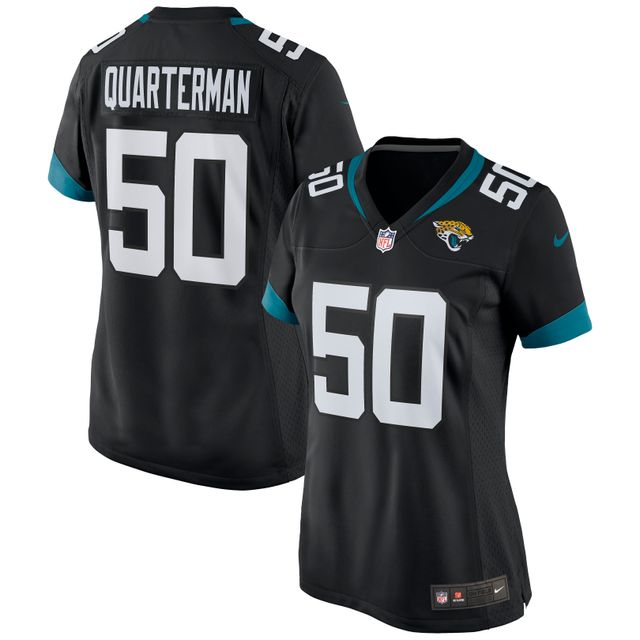 Maillot de match Nike Shaquille Quarterman pour femme, noir, Jacksonville Jaguars