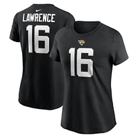 Women's Nike Trevor Lawrence Black Jacksonville Jaguars Player Name & Number T-Shirt