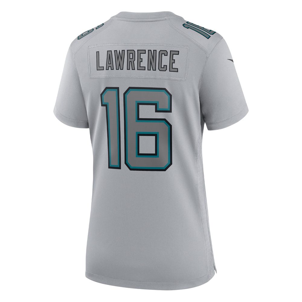 Women's Nike Trevor Lawrence Gray Jacksonville Jaguars Atmosphere Fashion Game Jersey