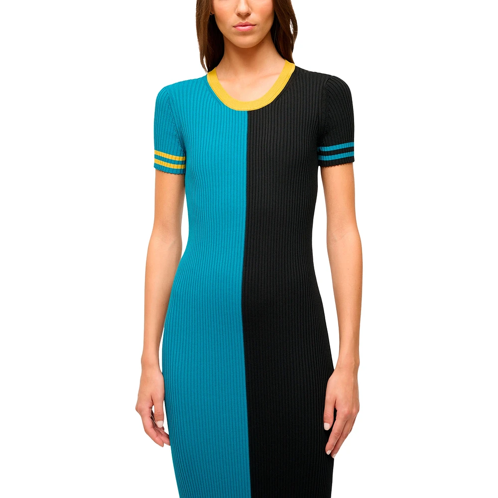 Women's STAUD  Teal/Black Jacksonville Jaguars Colleen Dress