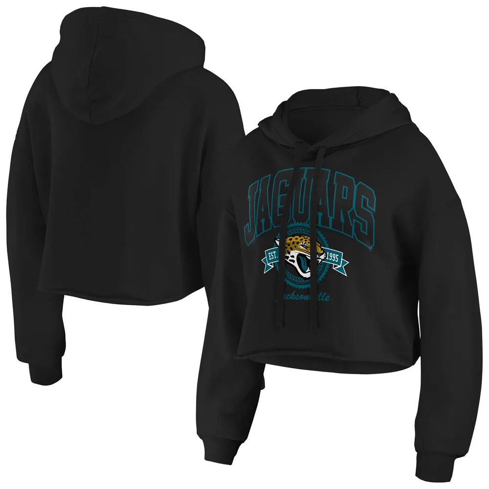 NFL Jacksonville Jaguars Girls' Fleece Hooded Sweatshirt - XS