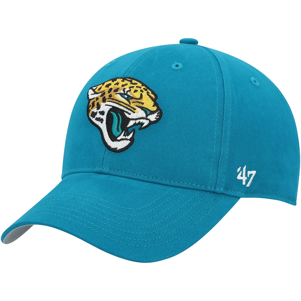 Casquette réglable MVP secondaire des Jaguars de Jacksonville '47 bleu sarcelle pour jeune