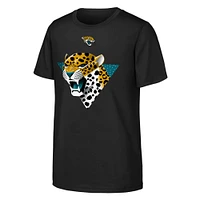 Youth Black Jacksonville Jaguars Draft Illustration T-Shirt