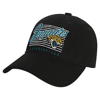 Youth Black Jacksonville Jaguars Retro Wooly Adjustable Hat