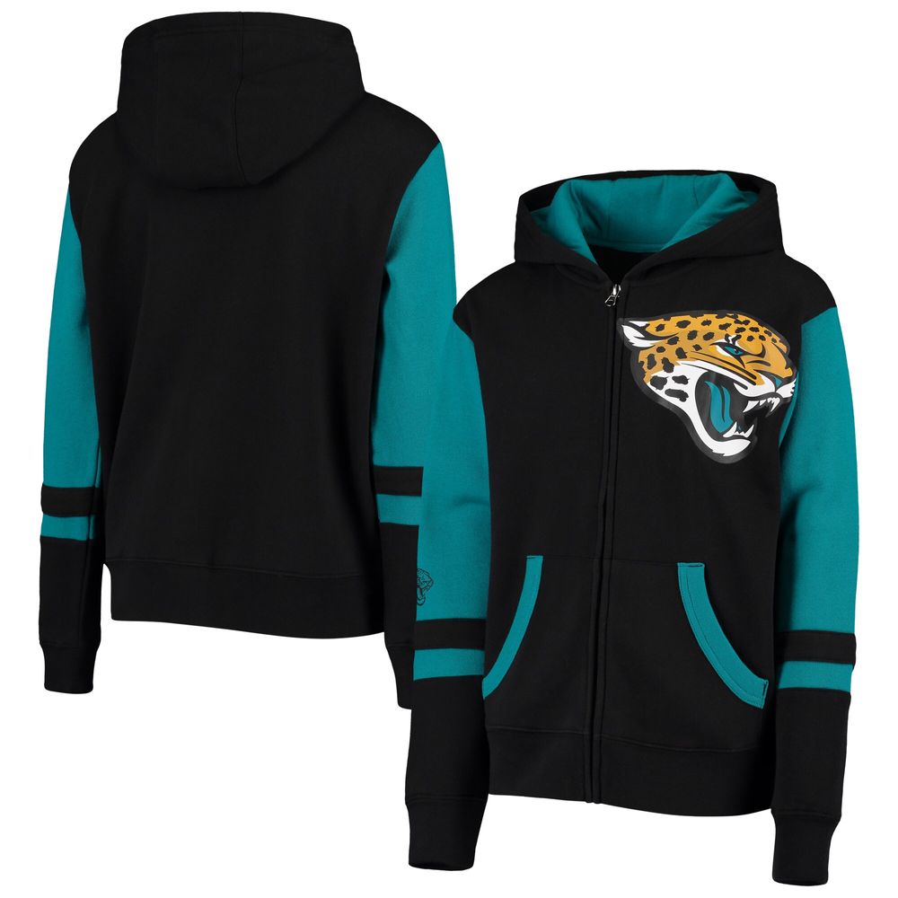 Outerstuff Youth Black Jacksonville Jaguars Stadium Full-Zip Hoodie