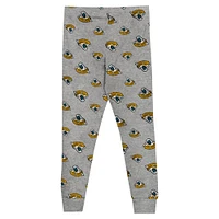 Ensemble de nuit t-shirt et pantalon à manches longues pour jeunes Jacksonville Jaguars