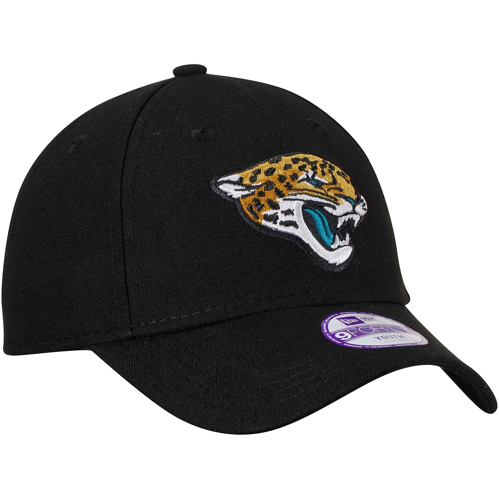 Youth New Era Black Jacksonville Jaguars League 9FORTY Adjustable Hat