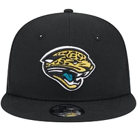 Casquette snapback noire Jacksonville Jaguars Main Trucker de New Era pour jeunes