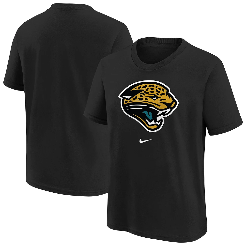 Youth Nike  Black Jacksonville Jaguars Throwback Logo Legend T-Shirt