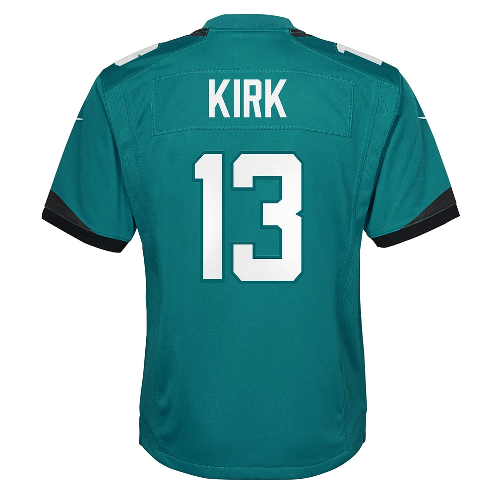 Maillot de jeu des Jaguars Jacksonville Nike Christian Kirk bleu sarcelle pour jeune