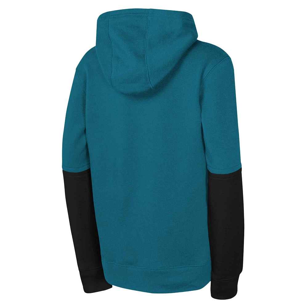 Sweat à capuche Nike Teal Jacksonville Jaguars Club pour jeunes