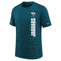 T-shirt Nike Teal Jacksonville Jaguars Sideline Velocity Performance pour jeunes