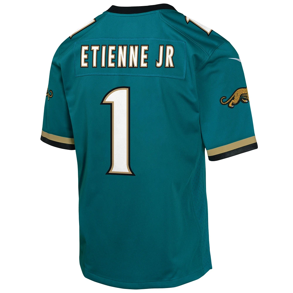 Youth Nike Travis Etienne Teal Jacksonville Jaguars Alternate Game Jersey