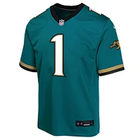 Youth Nike Travis Etienne Teal Jacksonville Jaguars Alternate Game Jersey