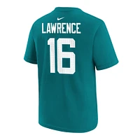 Youth Nike Trevor Lawrence Teal Jacksonville Jaguars Player Name & Number T-Shirt