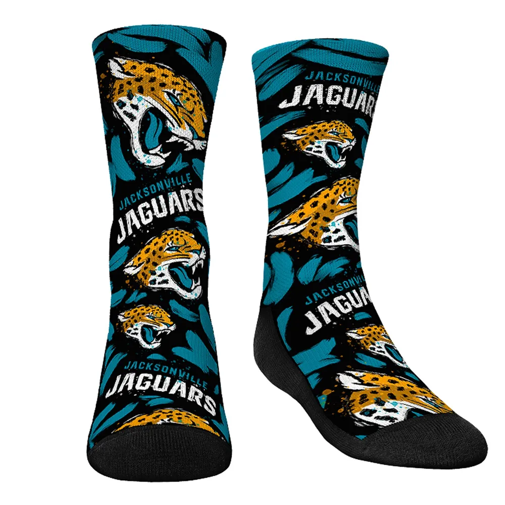 Lids Jacksonville Jaguars Rock Em Socks Youth Custom Jersey Crew Socks