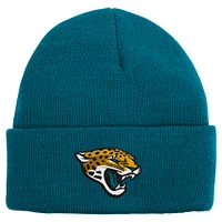 Youth Teal Jacksonville Jaguars Basic Cuffed Knit Hat