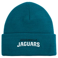 Youth Teal Jacksonville Jaguars Basic Cuffed Knit Hat