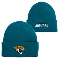 Youth Teal Jacksonville Jaguars Basic Cuffed Knit Hat