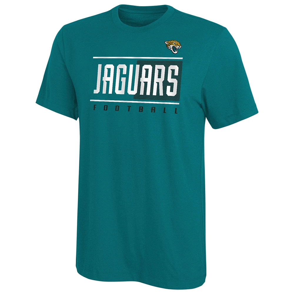 T-shirt gonflé bleu sarcelle pour jeunes des Jaguars de Jacksonville