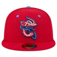 Casquette ajustée Jacksonville Jumbo Shrimp Authentic Collection 59FIFTY pour homme de New Era