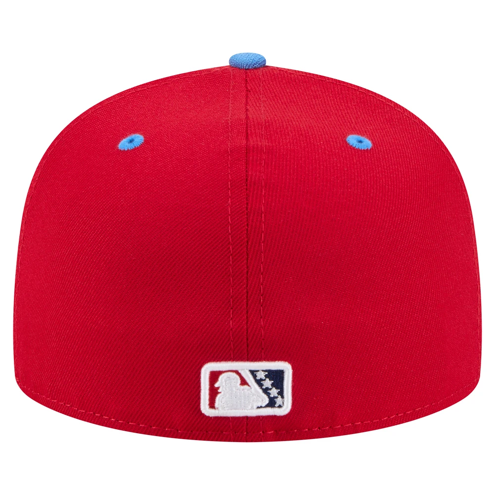 Casquette ajustée Jacksonville Jumbo Shrimp Authentic Collection 59FIFTY pour homme de New Era