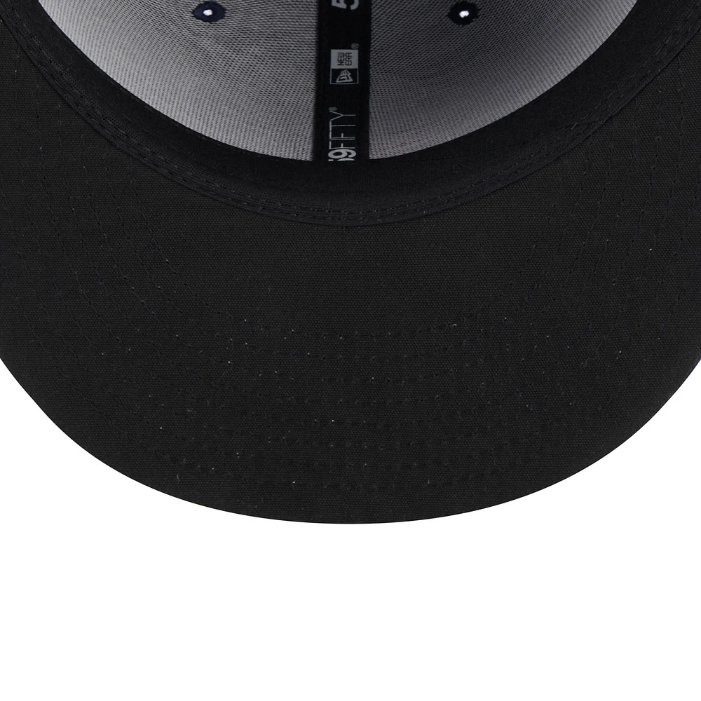Casquette ajustée 59FIFTY à logo alternatif pour homme Jacksonville Jumbo Shrimp New Era bleu marine