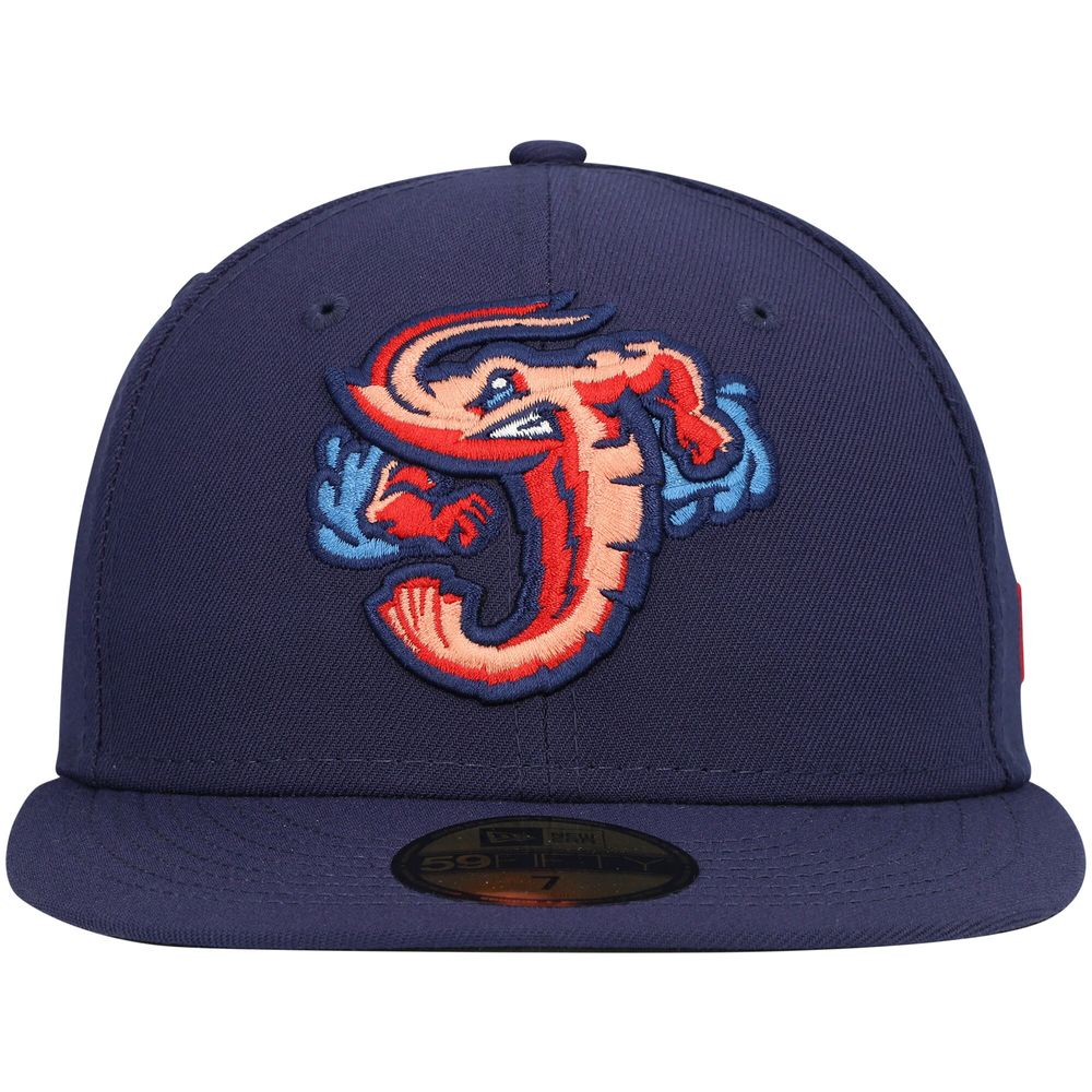 Jacksonville Jumbo Shrimp New Era Authentic Collection Alternate Logo  59FIFTY Fitted Hat - Black