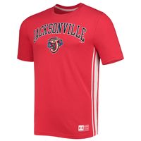 Men's Under Armour Red Jacksonville Jumbo Shrimp Game Day T-Shirt