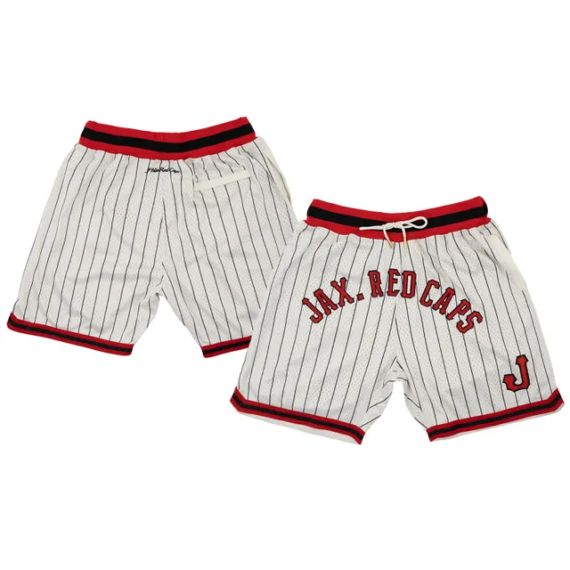 New Orleans Black Pelicans Rings & Crwns Replica Mesh Shorts - Red