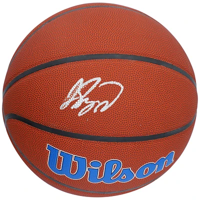 Jalen Suggs Orlando Magic Autographed Wilson Team Logo Basketball