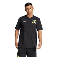 Men's adidas Black Jamaica National Team Varsity Pack T-Shirt