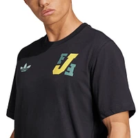 Men's adidas Black Jamaica National Team Varsity Pack T-Shirt