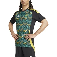 Maillot adidas noir pour homme de l'équipe nationale la Jamaïque 2024 extérieur réplique