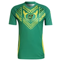 Men's adidas Green Jamaica National Team 2024 Pre-Match Top