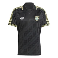 Men's adidas Originals Black Jamaica National Team Lifestyler Jersey