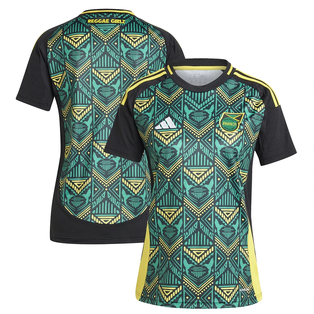 Women's adidas Black Jamaica National Team 2024 Away Replica Jersey