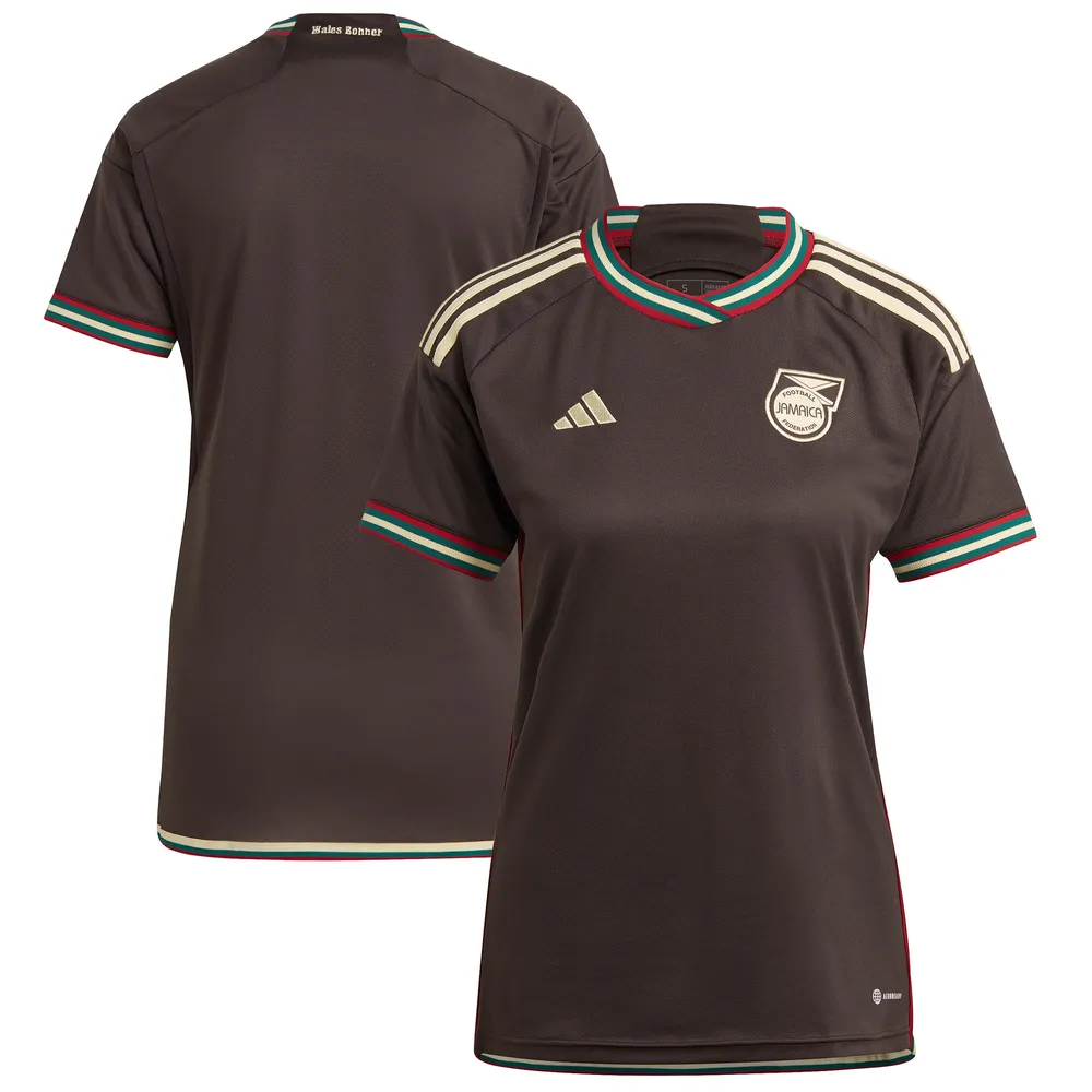 Maillot Femme adidas Jamaica National Team 2023 Extérieur Replica Marron