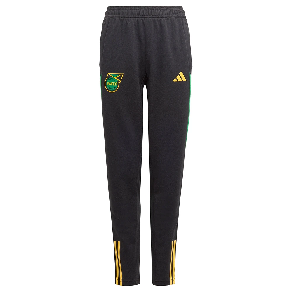 Pantalon d'entraînement de l'équipe nationale la Jamaïque adidas noir pour enfant