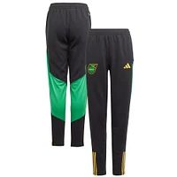 Pantalon d'entraînement de l'équipe nationale la Jamaïque adidas noir pour enfant